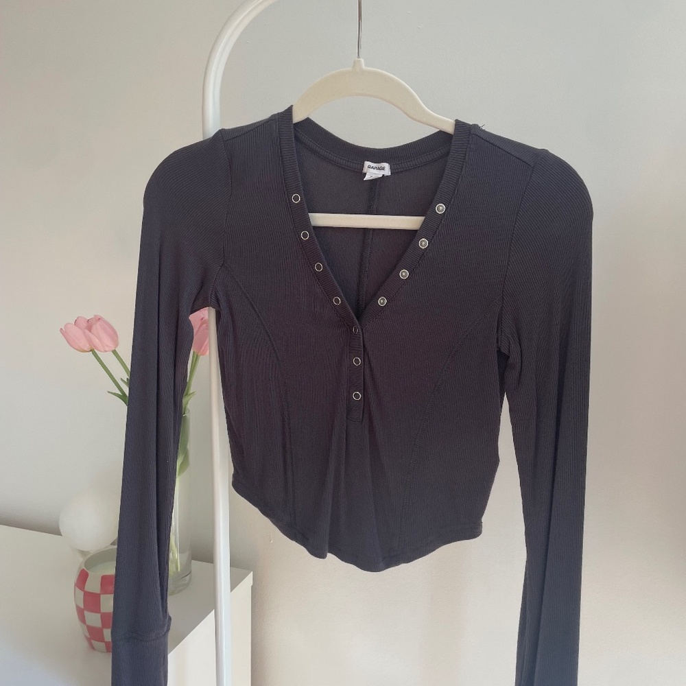 Garage Billie Henley Long Sleeve Top